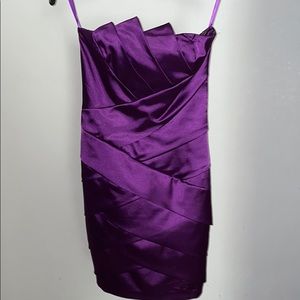 Cache dress purple size 2 like new